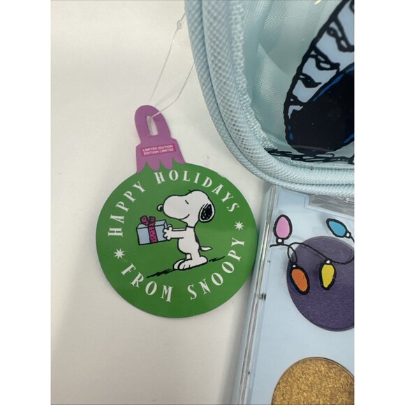 PEANUTS x Wet n Wild Bundle LOT 4 Makeup Bag Snoopy Sponge Linus Blanket Shadow - Picture 4 of 11